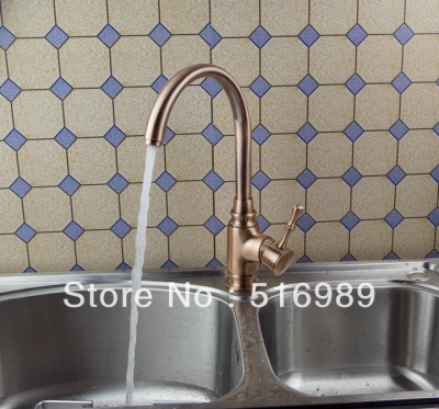 brass single handle folding kitchen faucet swivel sink & cold water basin& kitchen sink mixer tap faucet bree0023 [antique-copper-1234]