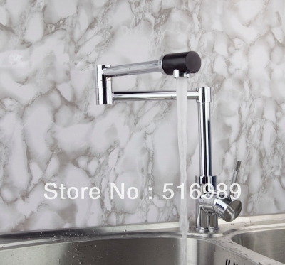 chrome brass retail kitchen faucet swivel vessel sink mixer tap tree723ytj
