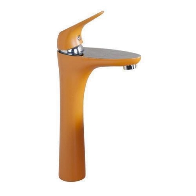 hello tall orange torneira spray painting vessel bathroom chrome deck mounted 97083 single handle basin sink tap mixer faucet