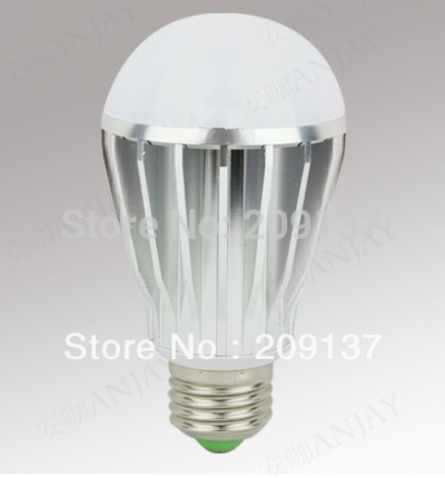 high power led light 14w 85-265v e27 golden/silver 180 degree dimmable led bulb energy saving lamp 85-265v