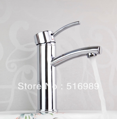 new arrival bathroom faucet ceramic chrome plated brass basin sink faucet single handle water mixer taps tree814