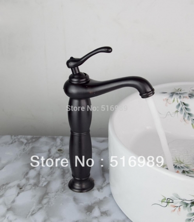 one hole oil rubber bronze black centerset bathroom faucet satin sink vessel basin mixer tap in3