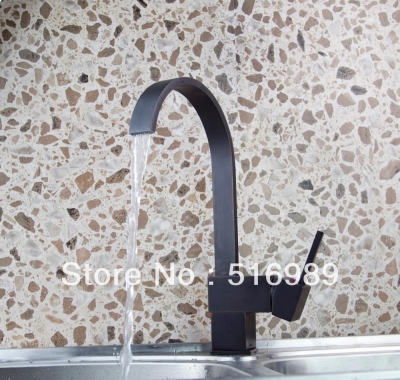 swivel kitchen faucet oil rubbed bronze one hole/handle mixer tap mixer taps hejia98
