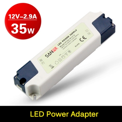 12v 2.9a 35w switching led power supply adapter led strip light transformer for 3528 5050 led ribbon tape with ce rohs [led-strip-power-adapter-6278]