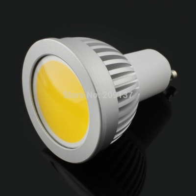 5w cob gu10 led spotlight cool white/warn white dimmable 50pcs/lot