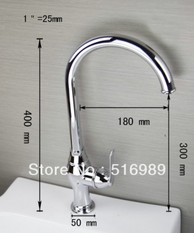 chrome finish single cold washing machine tap faucet a-312 [kitchen-led-4207]