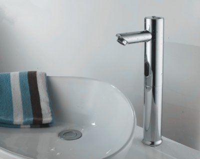 none handle chrome basin mixer tap bathroom touchless automatic sensor faucet af001