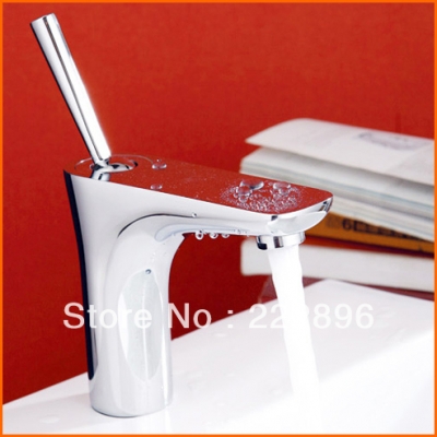 promotion bathroom sink faucet mixer brass single hole single handle water tap torneiras para pia de banheiro robinet lavabo