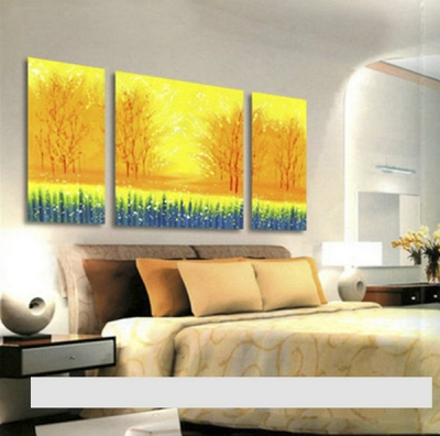 3pcs new hand-painted modern art abstract oil painting on canvas(no frame) bree003