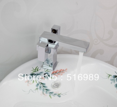 bathroom mixer faucet tap chrome basin brass mixer bath bathroom sink basin faucet leaf34 [bathroom-mixer-faucet-1654]