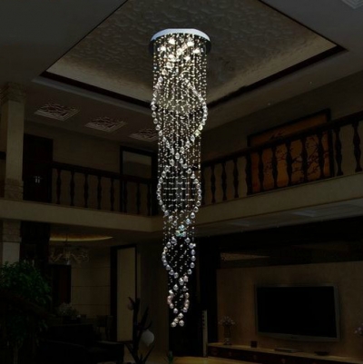 best sell double spiral contemporary crystal chandelier luxury lustres home lighting d60*h250cm [crystal-chandeliers-2675]