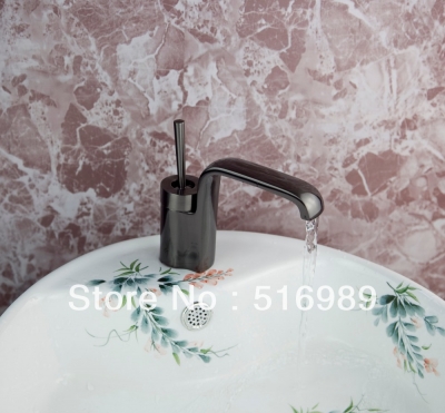black brass bathroom waterfall basin faucet mixer tap torneiras para de banheiro kpah batedeira and cold water tree915