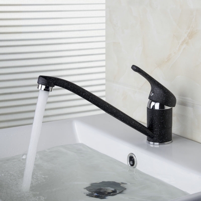 black painting mixer and cold mixer tap solid brass basin faucet bathroom faucet ds-92273 [bathroom-mixer-faucet-1677]