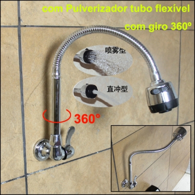 brass sink flexible pipe kitchen faucet single cold kitchen water tap wall torneira cozinha grifo cocina torneira para cozinha [discount-items-3143]