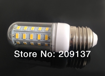 factory direct g9 e27 110-240v 12w led lamp 36leds smd 5730 warm white/white led corn bulb light,waterproof,