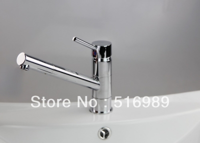 single handle deck mount new concept chrome 360 swivel spout kitchen/bathroom sink faucet mixer tap mak125
