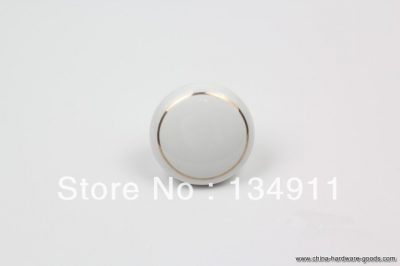 10pcs 34mm mini white ceramic kintchen knobs usage for furniture drawer dresser pulls in cabinet hardware