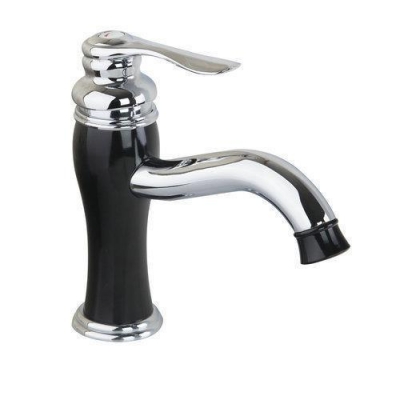 black vessel vanity spray torneira painting bathroom chrome brass deck mounted 8455-1 single handle basin sink tap mixer faucet [bathroom-mixer-faucet-1679]