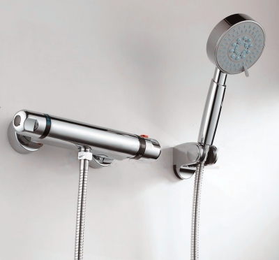 chrome ceramics valve core thermostatic faucet, shower faucet thermostatic mixer,mixing valve shower tv002 [shower-faucet-8352]