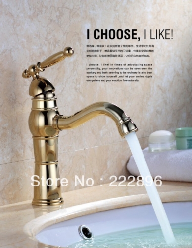 solid brass copper classic bathroom sink gold gilding basin faucet mixer sanitary ware tap torneira banheiro