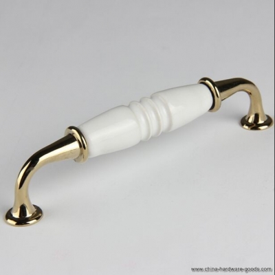 white ceramic kichen cabinet handle gold wardrobe pull antique brass /bronze drawer cupboard furniture hardware handle pull knob