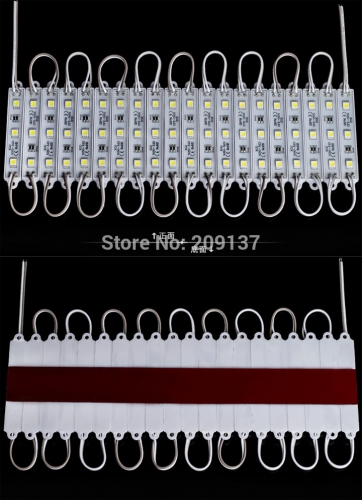 whole 1000pcs led module 3 smd 5050 led chip channel module sign ip65 waterproof strip light lamp cool white