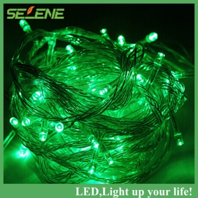 10pcs 50m 500led fancy ball lights decorative christmas party festival twinkle string lamp garland 10colors