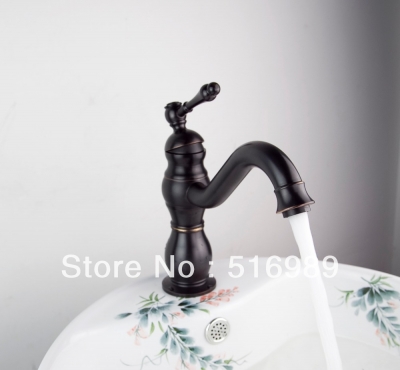 brass waterfall oil rubbed bronze single handle wash basin faucet tree699 [oil-rubbed-bronze-7459]