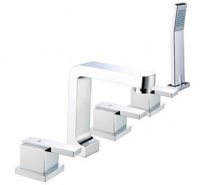 btub shower faucet handles & cold bath mixer water tap shower deck mounted torneira banheiro ducha bf880 [bathtub-faucet-2077]