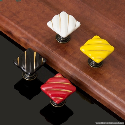 ceramic kichen cabinet wine cabinet knobs handles colorful ceramic drawer dresser wardrobe furniture handles knobs [Door knobs|pulls-1054]