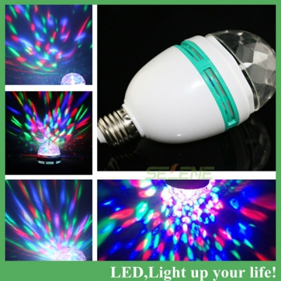 christmas decoration for party whole sound activated led e27 rgb bulb led 3w stage lamp spot bulb 85-265v [stage-light-526]
