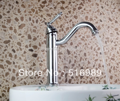/cold water kitchen faucet swivel 360 spout single handle deck mount sink mixer tap tree233