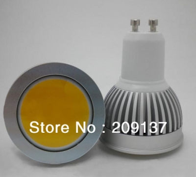 gu10 gu5.3 led spot light 5w cob led bulb light support dimmable 10pcs/lot [mr16-gu10-e27-e14-led-spotlight-7039]