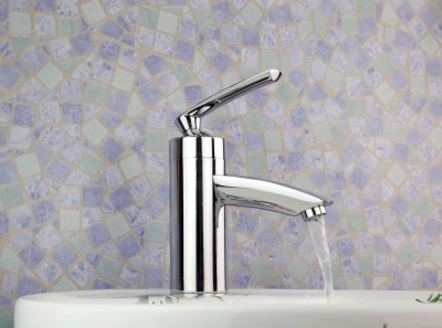 single lever brass chrome finish waterfall tall bathroom basin sink faucet ktree175