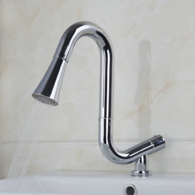 spray spout chrome basin faucets deck mounted tap mixer single lever swivel bathroom sink faucet 92608