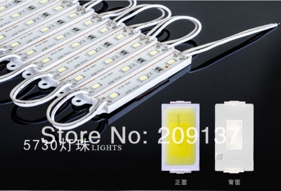 super bright 100pcs dc 12v 3 leds 5730 smd cool white waterproof led module light lamp