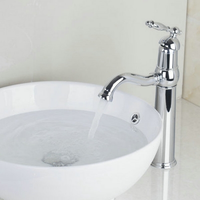 chrome bathroom sinks faucet deck mounted mixer basin tap solid brass bathroom sink faucet 97051 [bathroom-mixer-faucet-1689]
