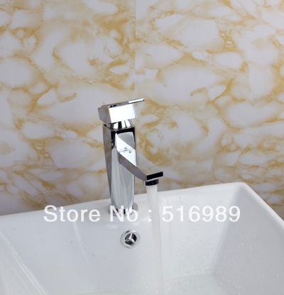 durable and beautiful chrome brass tap faucet bathroom sink basin tree228