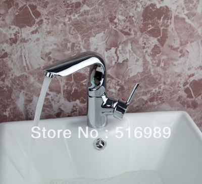 new chrome spray kitchen sink faucet water tap w/ swivel spout tree763