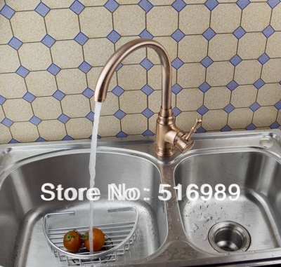 newly antique brass bathroom basin& kitchen sink mixer tap faucet bree0024