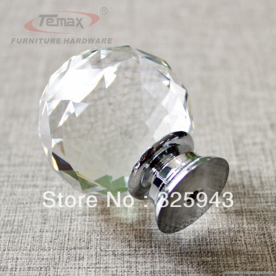 round zinc alloy clear crystal sparkle door kids dresser drawer cabinet knobs and handles pulls gate knob