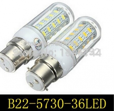 1pcs led lamps 220v corn bulbs b22 12w 5730smd 36leds led lights & lighting energy efficient home lighting zm00370/zm00371