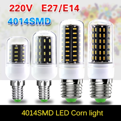 4014 smd brighter than 3014 g9 lampada led e27 e14 led lamp light led bulb 220v lamparas led light bulb 36led 56led 72led 96led