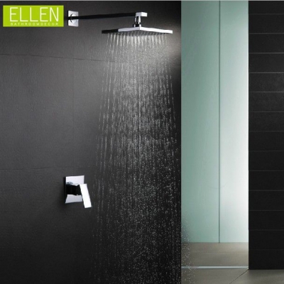 bathroom in wall shower set with 8" rain shower chuveiro set shower el