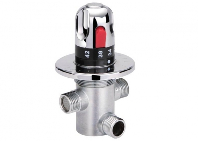 brass thermostatic mixing valve g1/2" , adjust the mixing water temperature dn15 , thermostatic valve [all-in-one-1022]