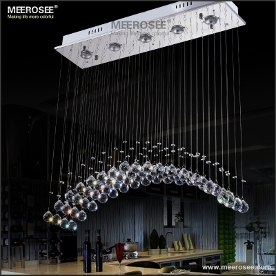 modern crystal chandelier light fixture rectangle crystal lamp for ceiling dining light fitting prompt guanrantee