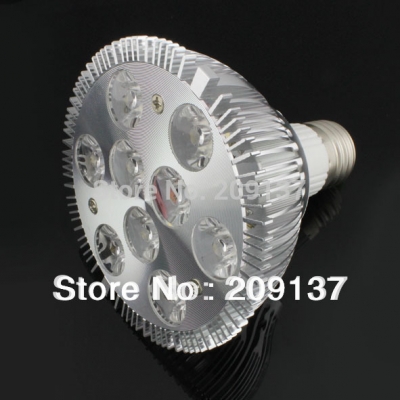 par30 led lamp bulb 9*2w 18w e27 dimmable led spot light 95-265v 10pcs/lot