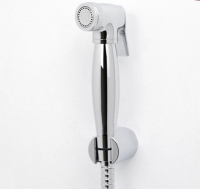 chrome polished brass bidet small shower toilet bidet faucet tap + hoder hand shower [bidet-faucet-2136]