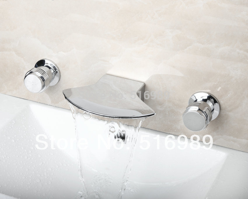 best price and durable hatchet shape wall mounted 3 pcs chrome bathtub faucet set 23q - Click Image to Close