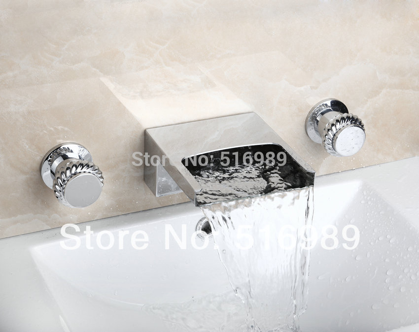 good quality 3 pcs chrome bathtub faucet set 14q